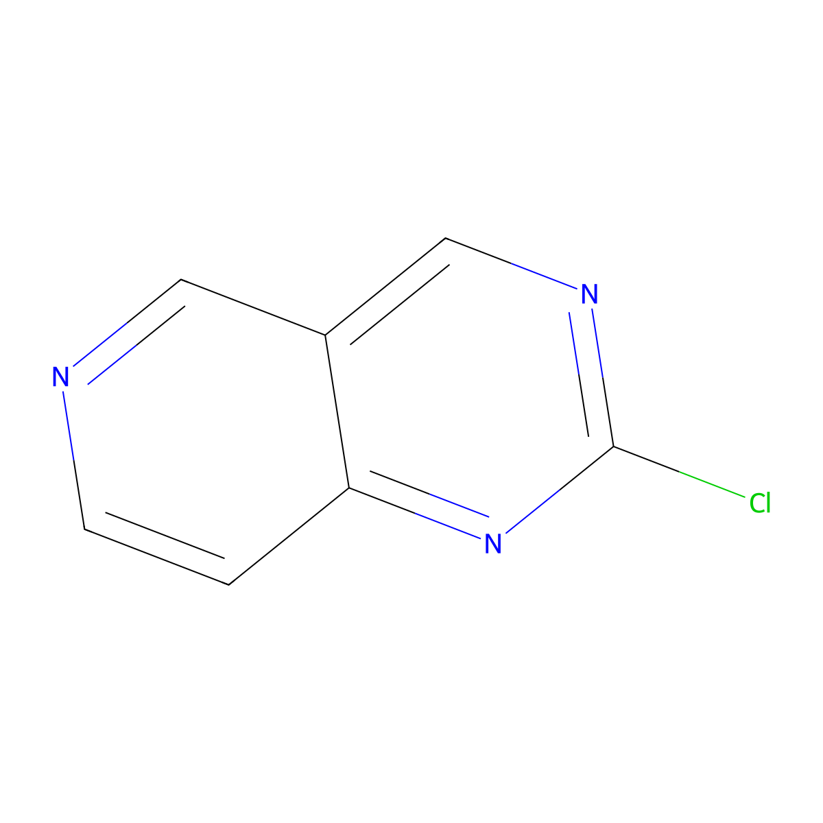 2-Chloropyrido[4,3-d]pyrimidine molecular structure, CAS 1017422-90-0