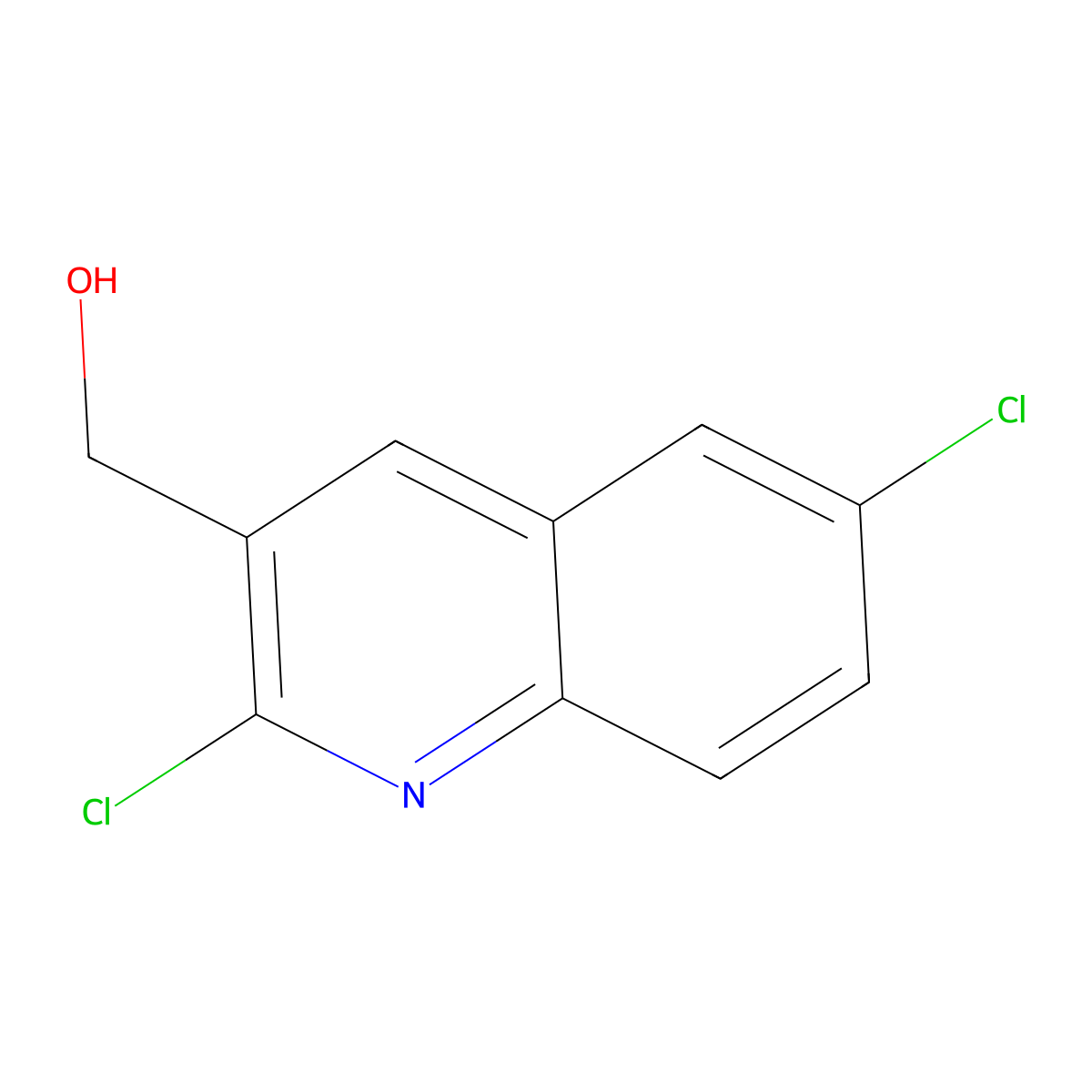2,6-Dichloroquinoline-3-methanol molecular structure, CAS 1017429-35-4