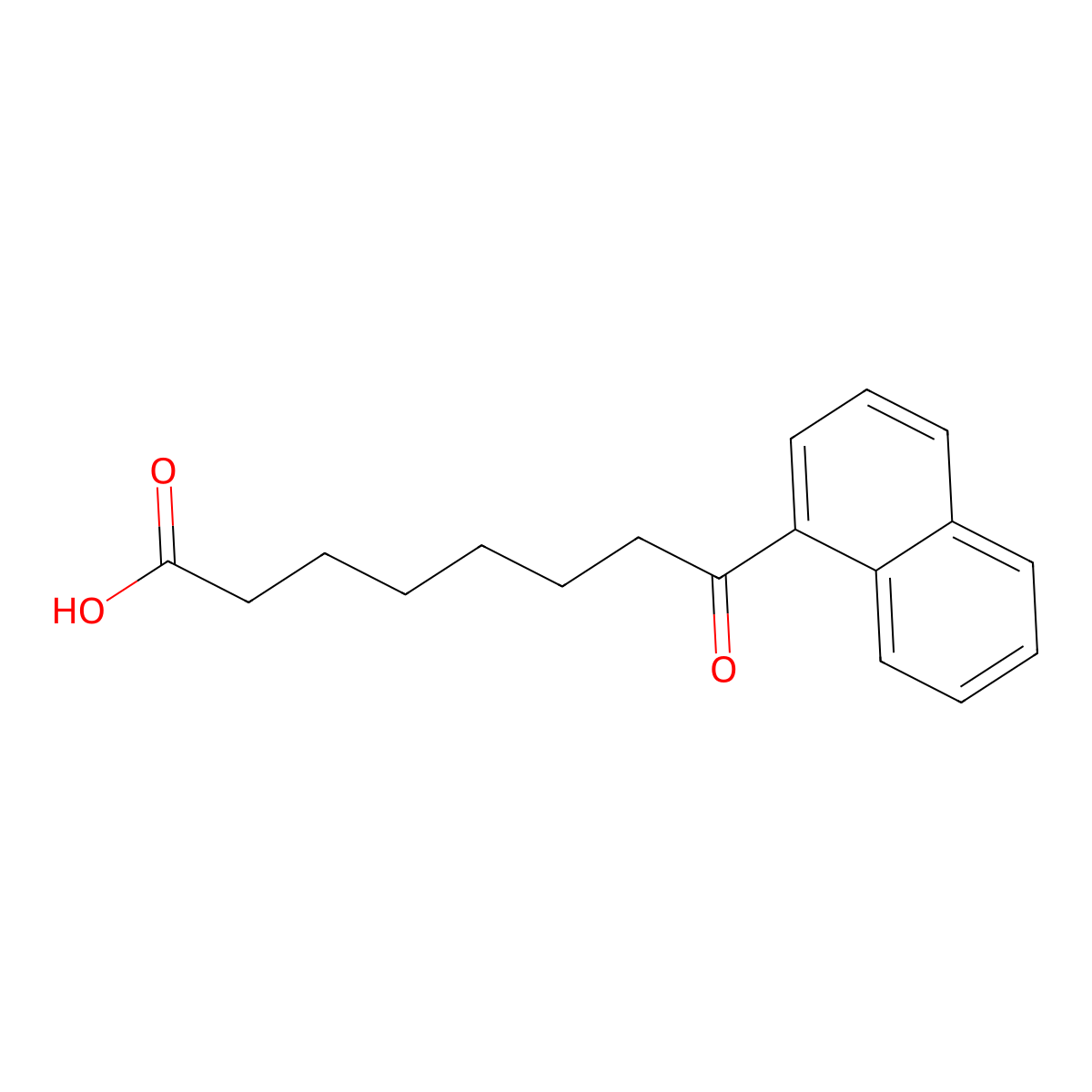 8-(1-Naphthyl)-8-oxooctanoic acid molecular structure, CAS 101743-46-8
