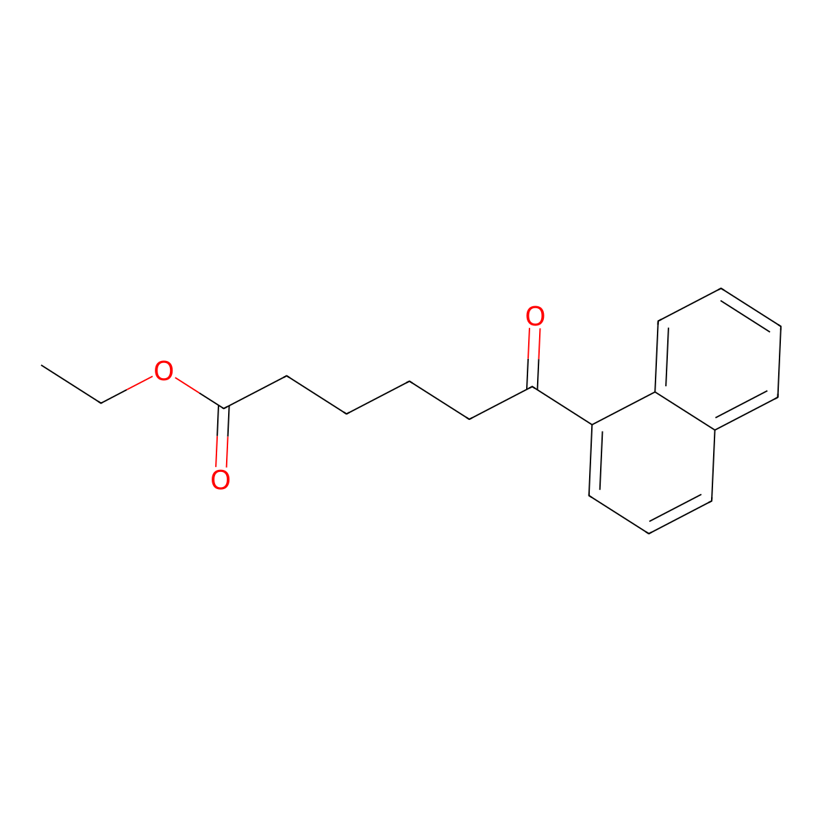 Ethyl 6-(1-naphthyl)-6-oxohexanoate molecular structure, CAS 101743-65-1