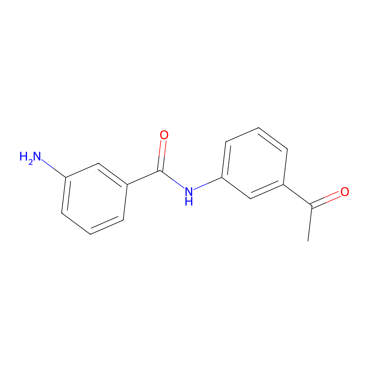 N-(3-acetylphenyl)-3-aminobenzamide molecular structure, CAS 1017437-57-8