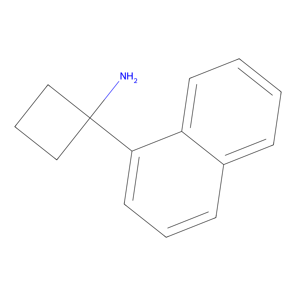 1-(1-Naphthyl)cyclobutanamine molecular structure, CAS 1017461-88-9