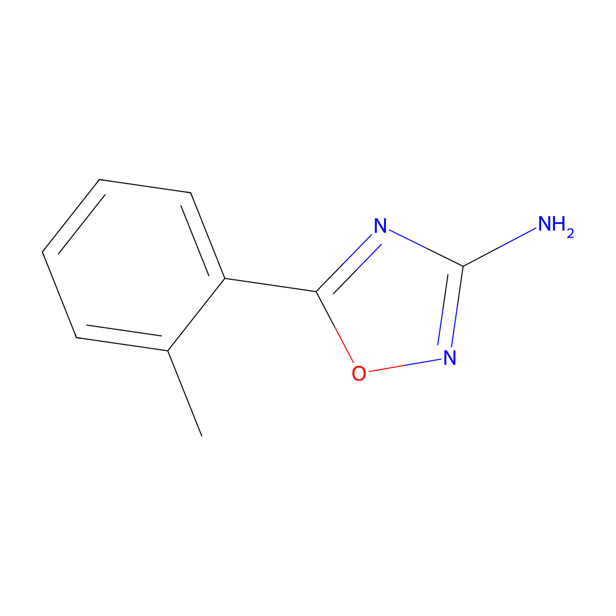 5-(o-Tolyl)-1,2,4-oxadiazol-3-amine molecular structure, CAS 1017521-47-9