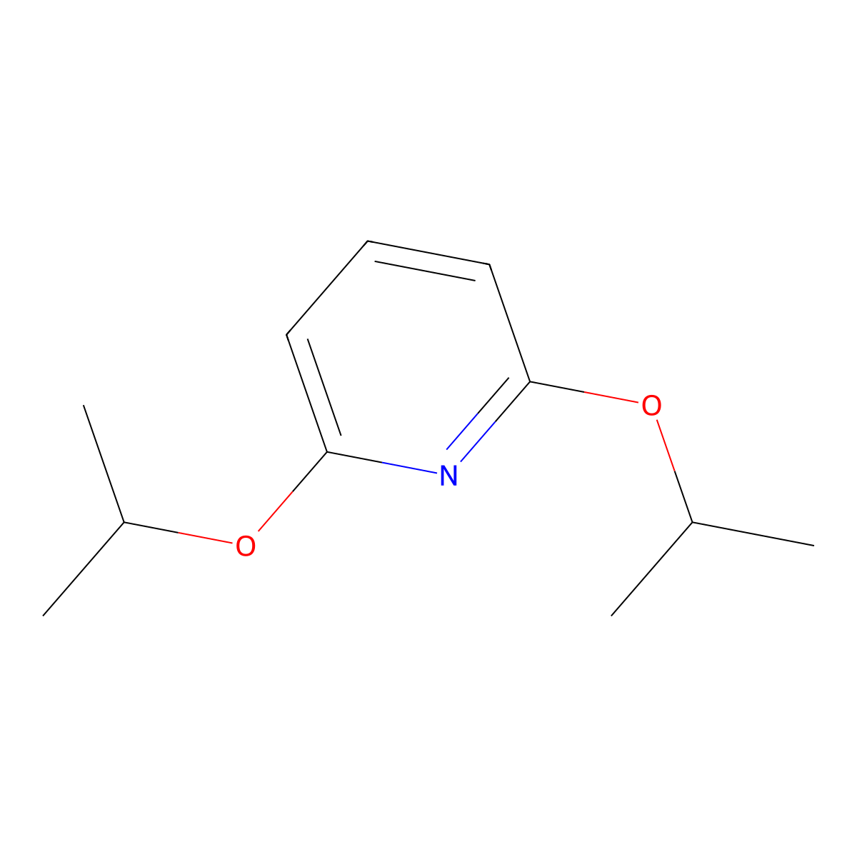 2,6-Bis(1-methylethoxy)pyridine molecular structure, CAS 1017577-23-9