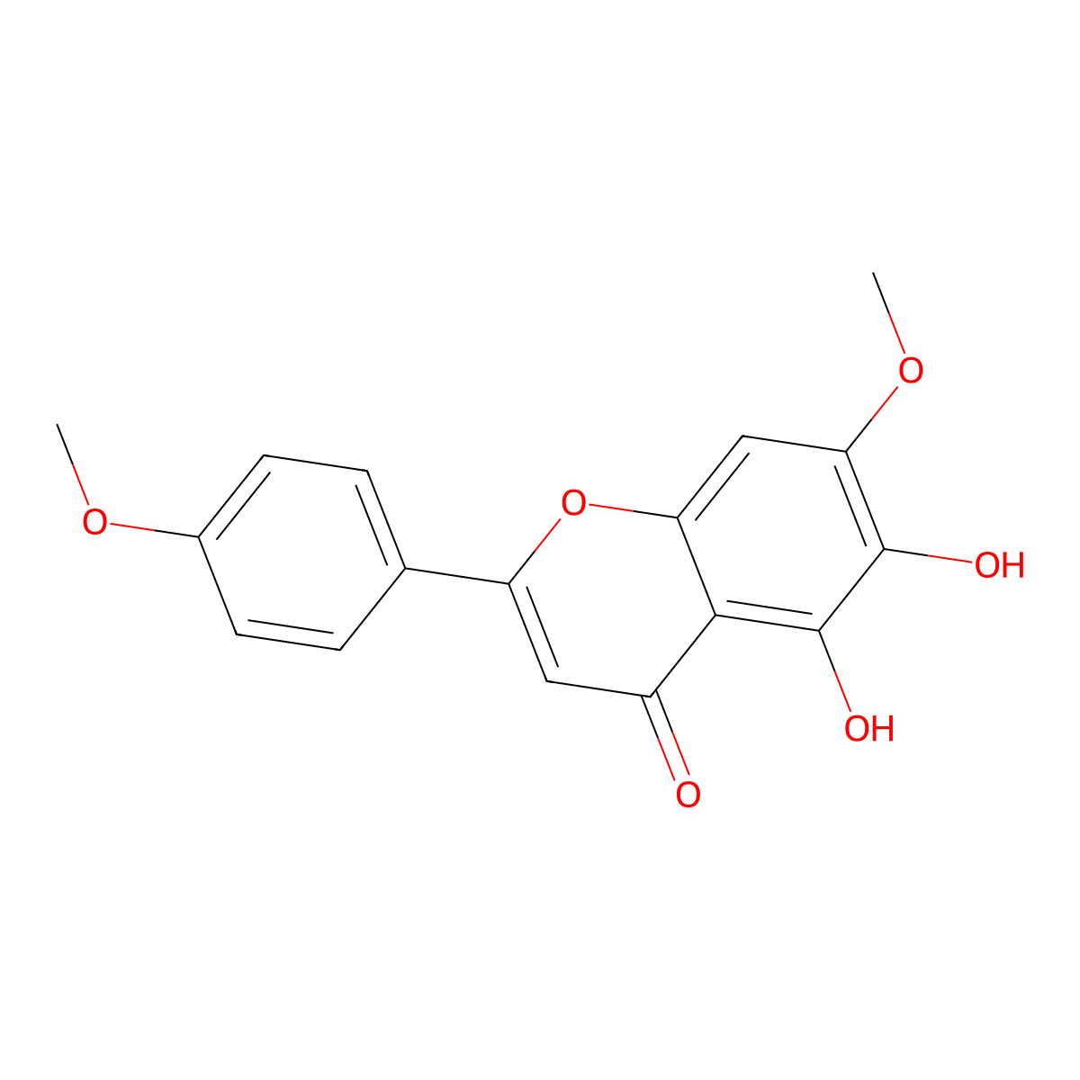 Ladanein molecular structure, CAS 10176-71-3