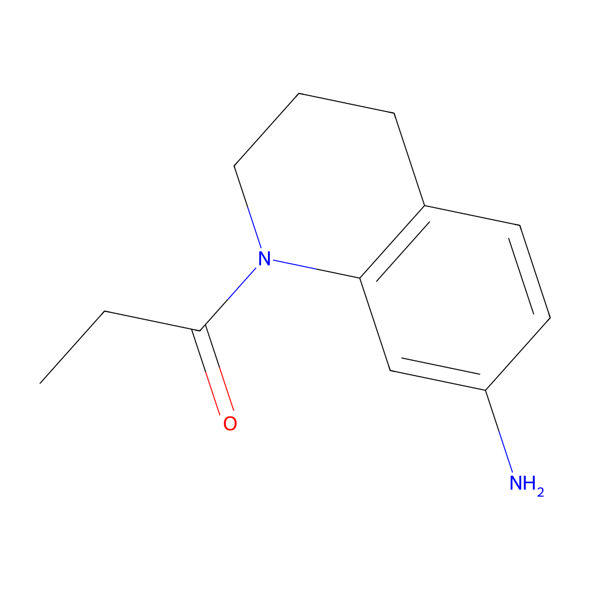 1-Propionyl-1,2,3,4-tetrahydroquinolin-7-amine molecular structure, CAS 1017674-20-2