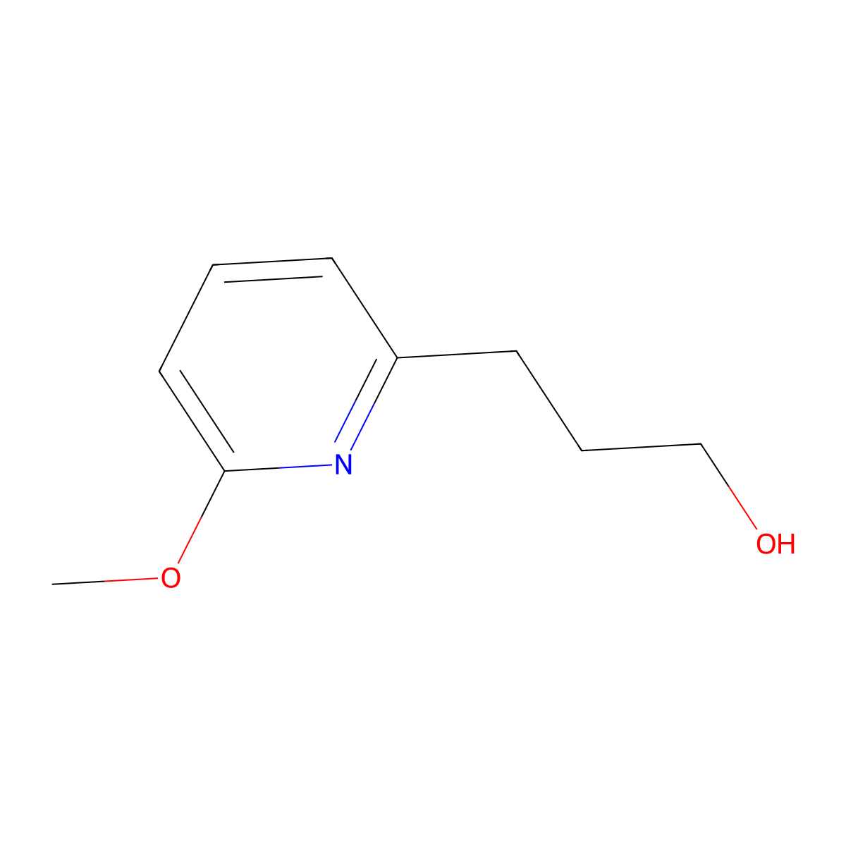 3-(6-Methoxypyridin-2-yl)propan-1-ol molecular structure, CAS 101773-68-6