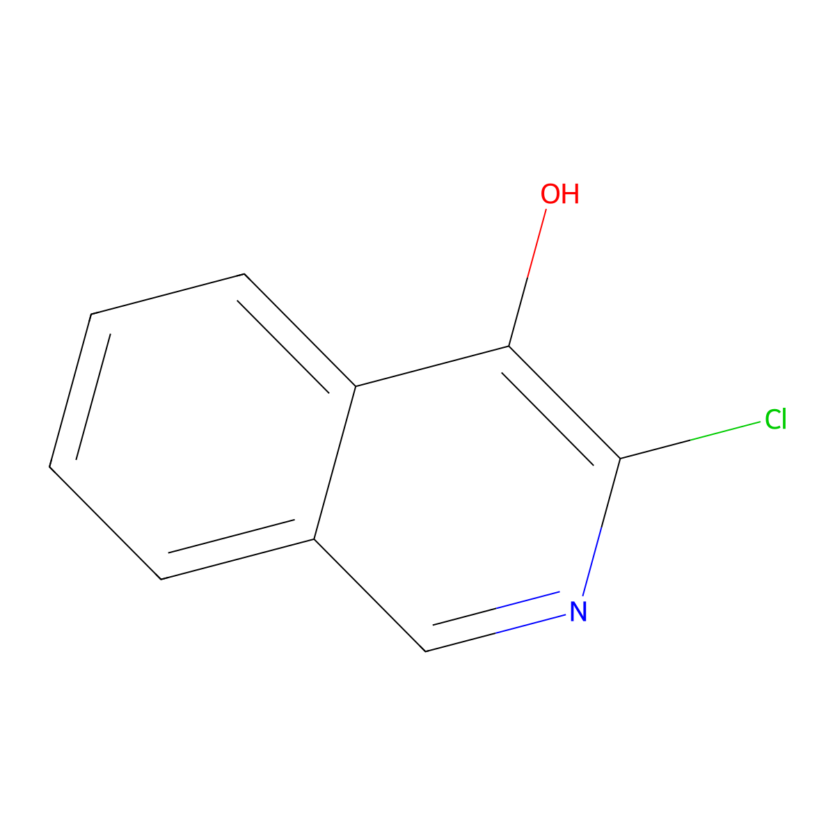 3-Chloroisoquinolin-4-ol molecular structure, CAS 101774-33-8