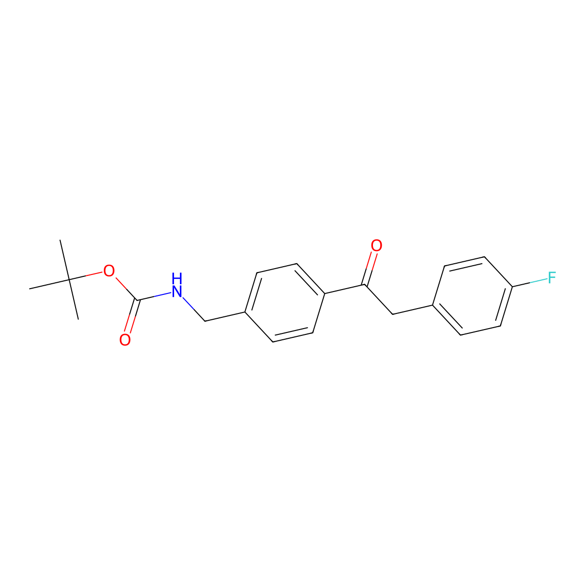 tert-Butyl 4-(2-(4-fluorophenyl)acetyl)benzylcarbamate molecular structure, CAS 1017781-69-9