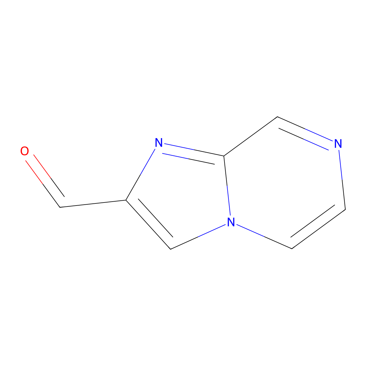 Imidazo[1,2-a]pyrazine-2-carbaldehyde molecular structure, CAS 1017782-15-8