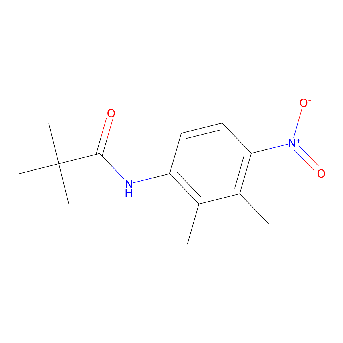 N-(2,3-Dimethyl-4-nitrophenyl)pivalamide molecular structure, CAS 1017789-45-5