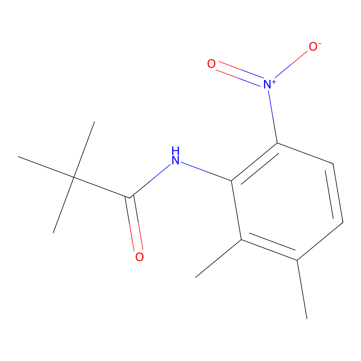 N-(2,3-Dimethyl-6-nitrophenyl)pivalamide molecular structure, CAS 1017789-47-7