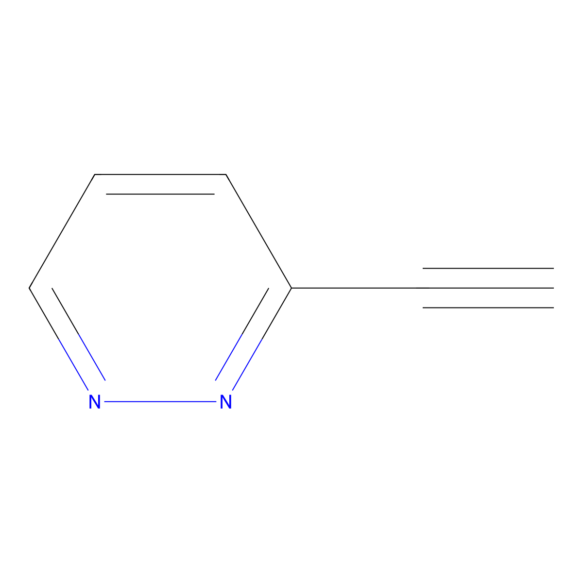 3-Ethynylpyridazine molecular structure, CAS 1017793-08-6