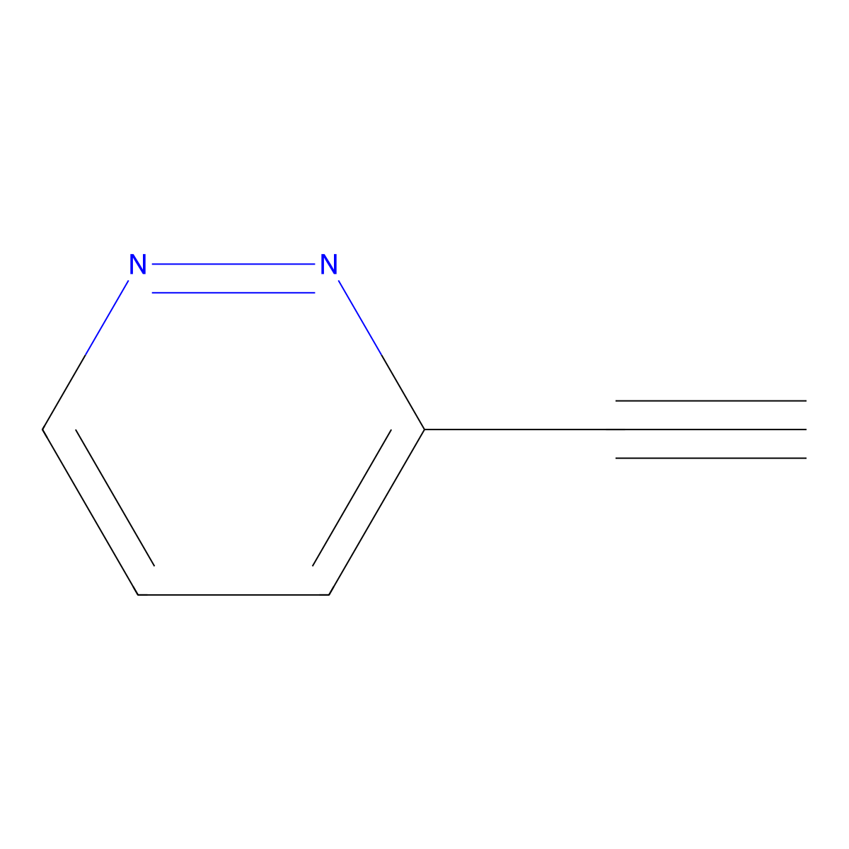 3-Ethynylpyridazine molecular structure, CAS 1017793-08-6
