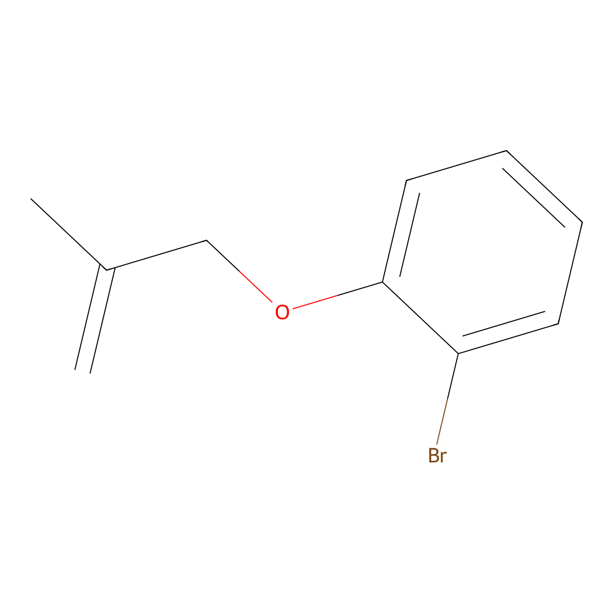 1-Bromo-2-[(2-methylprop-2-en-1-yl)oxy]benzene molecular structure, CAS 10178-53-7