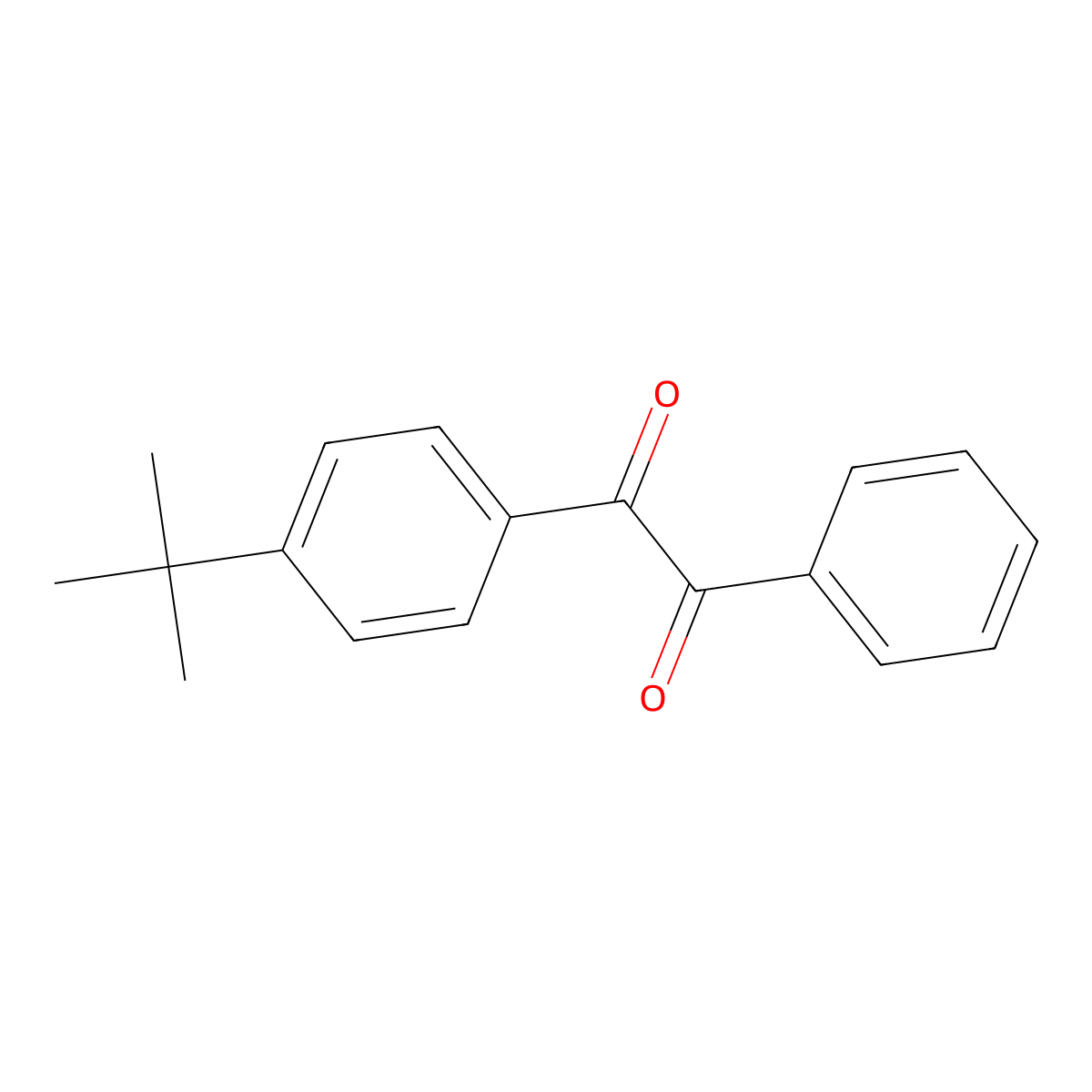 1-(4-Tert-butylphenyl)-2-phenylethane-1,2-dione molecular structure, CAS 101789-39-3