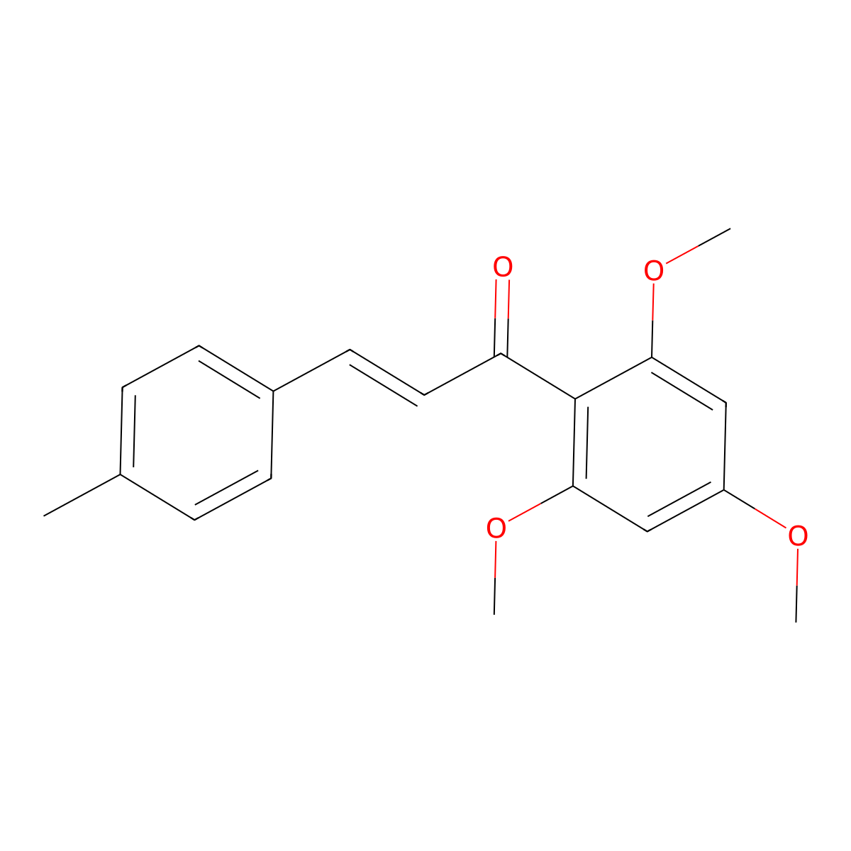4-Methyl-2',4',6'-trimethoxychalcone molecular structure, CAS 1017899-30-7