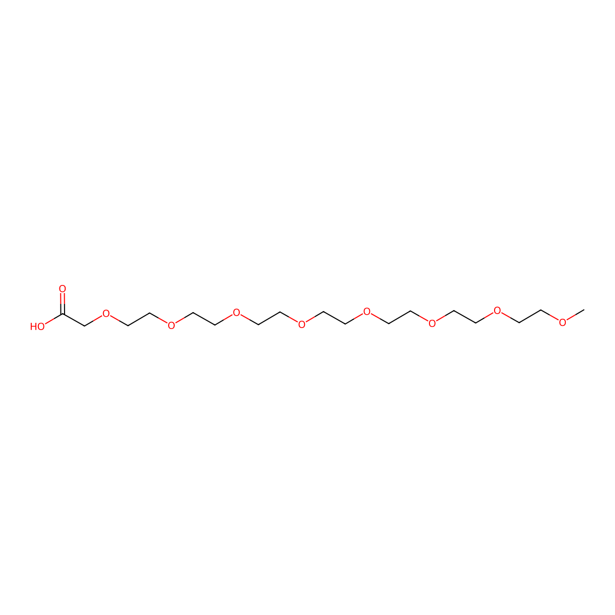 mPEG7-CH2COOH molecular structure, CAS 101791-31-5