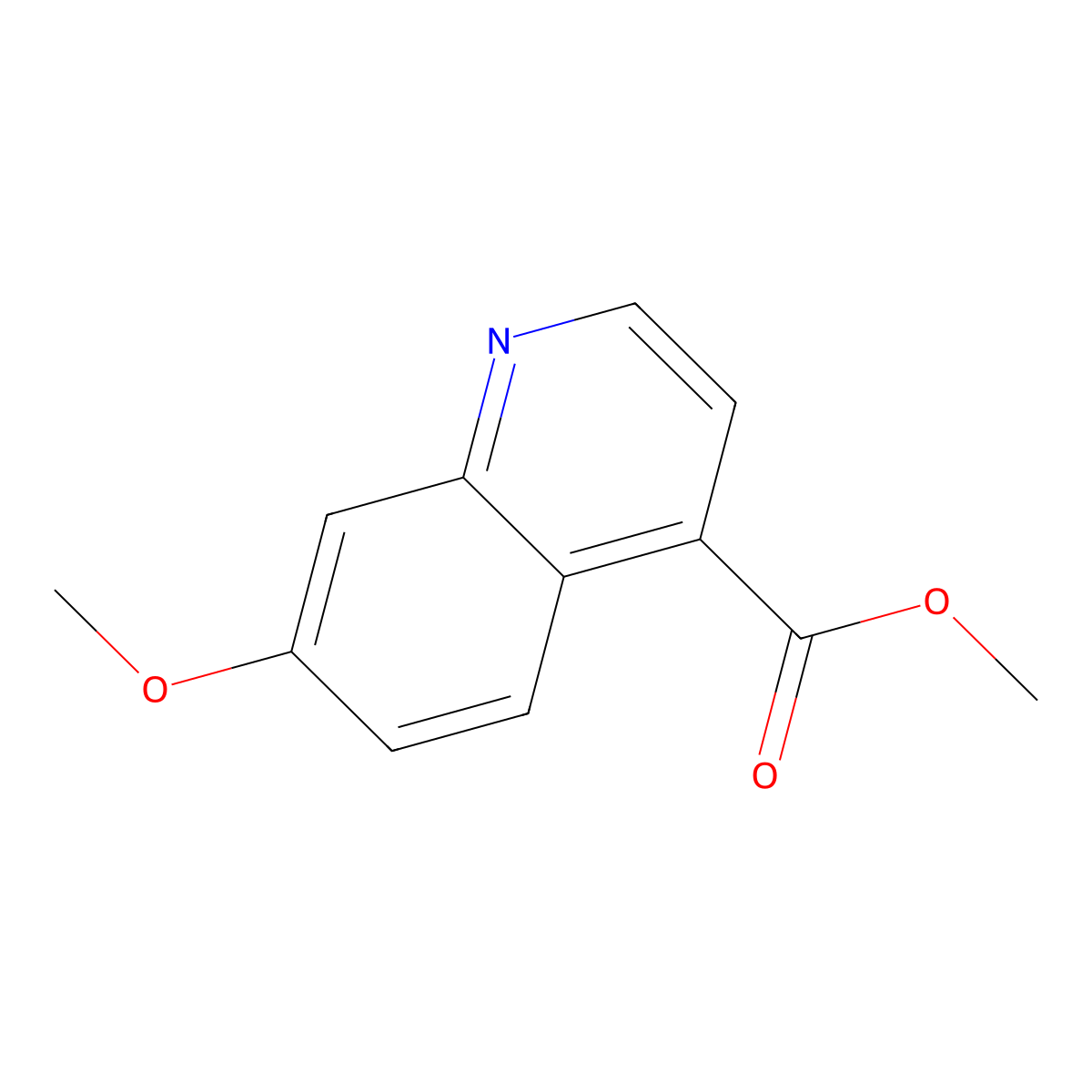 Methyl 7-methoxyquinoline-4-carboxylate molecular structure, CAS 1017969-31-1