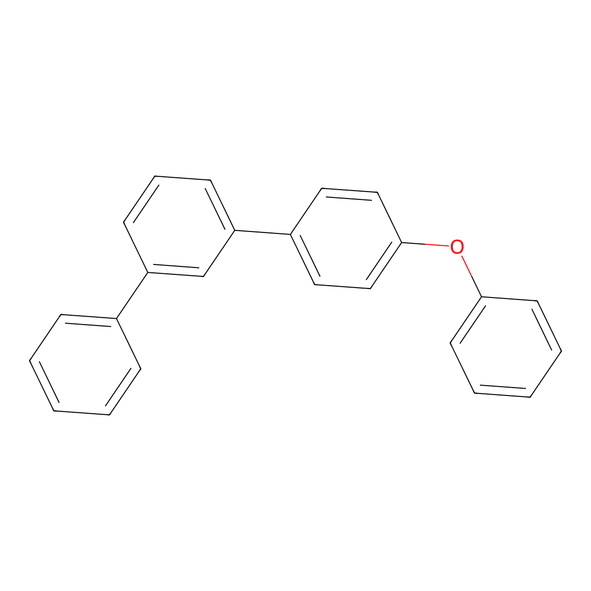 1-Phenoxy-4-(3-phenylphenyl)benzene molecular structure, CAS 101798-19-0