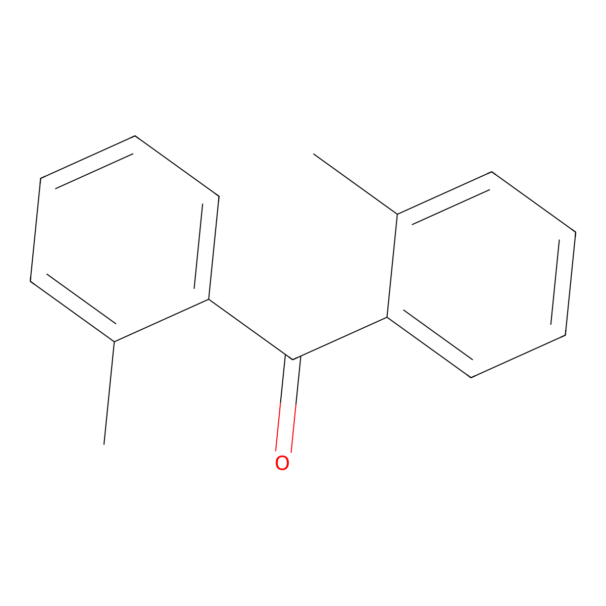 Bis(2-methylphenyl)methanone molecular structure, CAS 1018-97-9