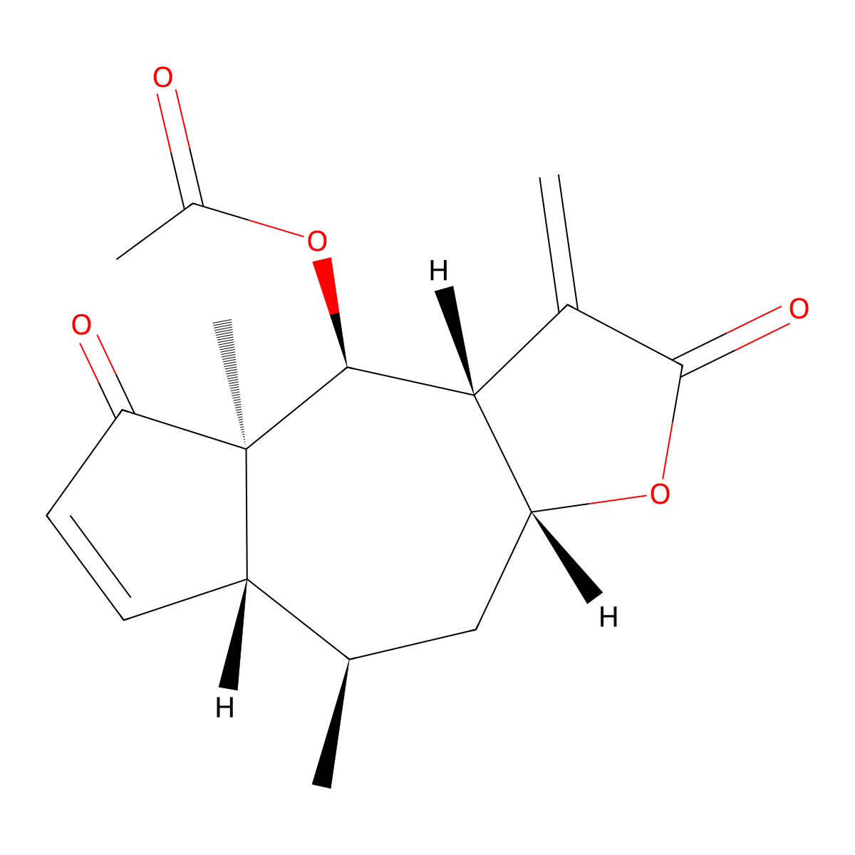 6-O-Acetylhelenalin molecular structure, CAS 10180-86-6