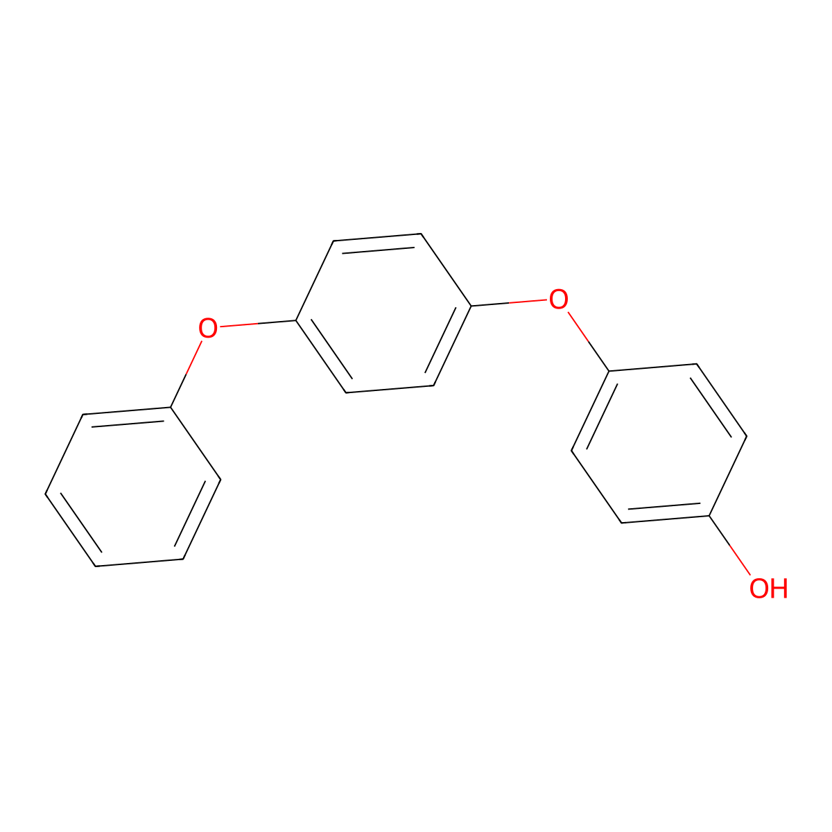 4-(4-Phenoxyphenoxy)phenol molecular structure, CAS 10181-94-9