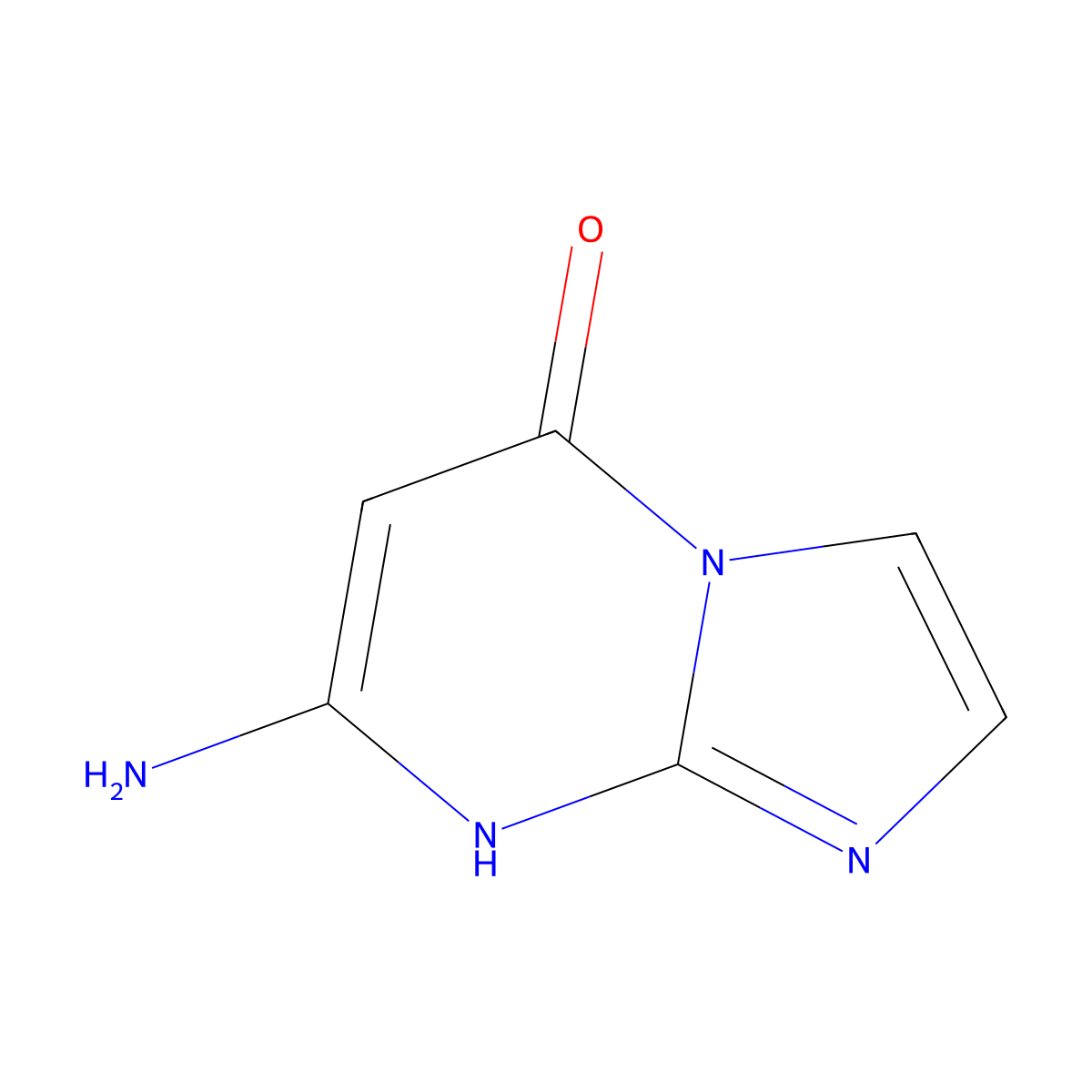 7-aminoimidazo[1,2-a]pyrimidin-5(1H)-one molecular structure, CAS 1018125-19-3