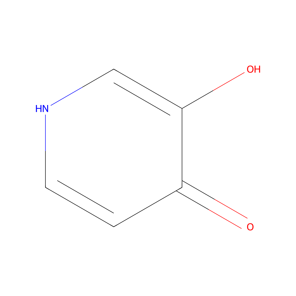 3,4-Pyridinediol molecular structure, CAS 10182-48-6