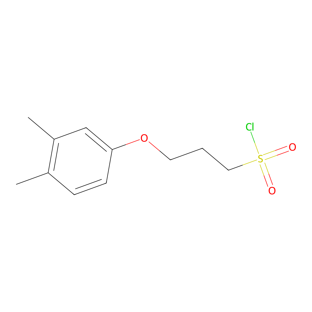 3-(3,4-Dimethylphenoxy)propane-1-sulfonyl chloride molecular structure, CAS 1018271-54-9