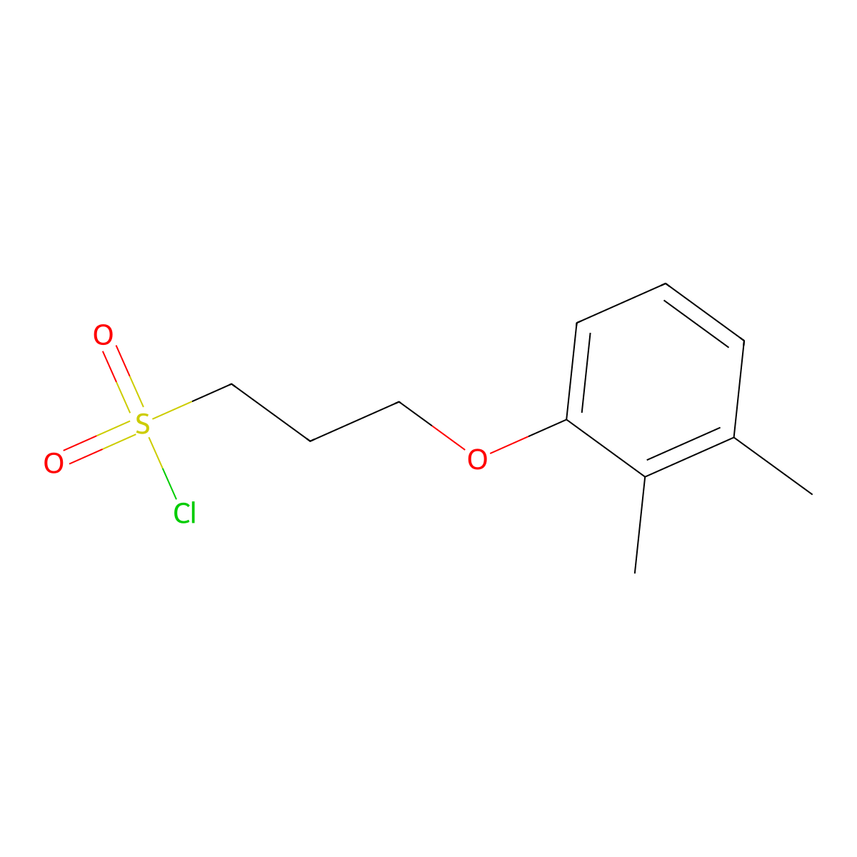 3-(2,3-Dimethylphenoxy)propane-1-sulfonyl chloride molecular structure, CAS 1018271-57-2