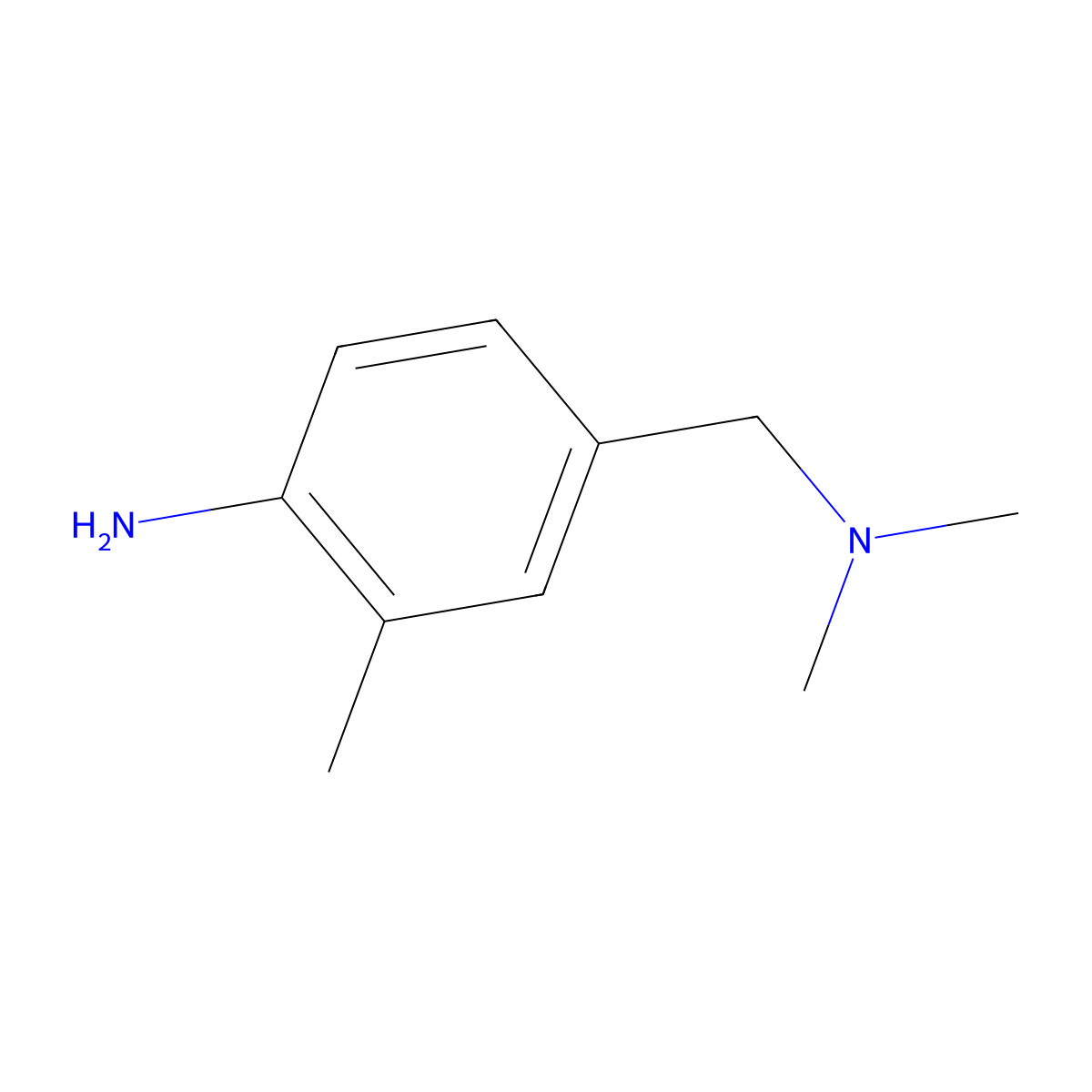 4-[(Dimethylamino)methyl]-2-methylaniline molecular structure, CAS 1018276-97-5