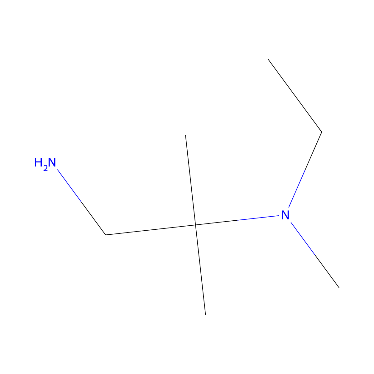 (2-Amino-1,1-dimethylethyl)ethyl(methyl)amine molecular structure, CAS 1018289-07-0