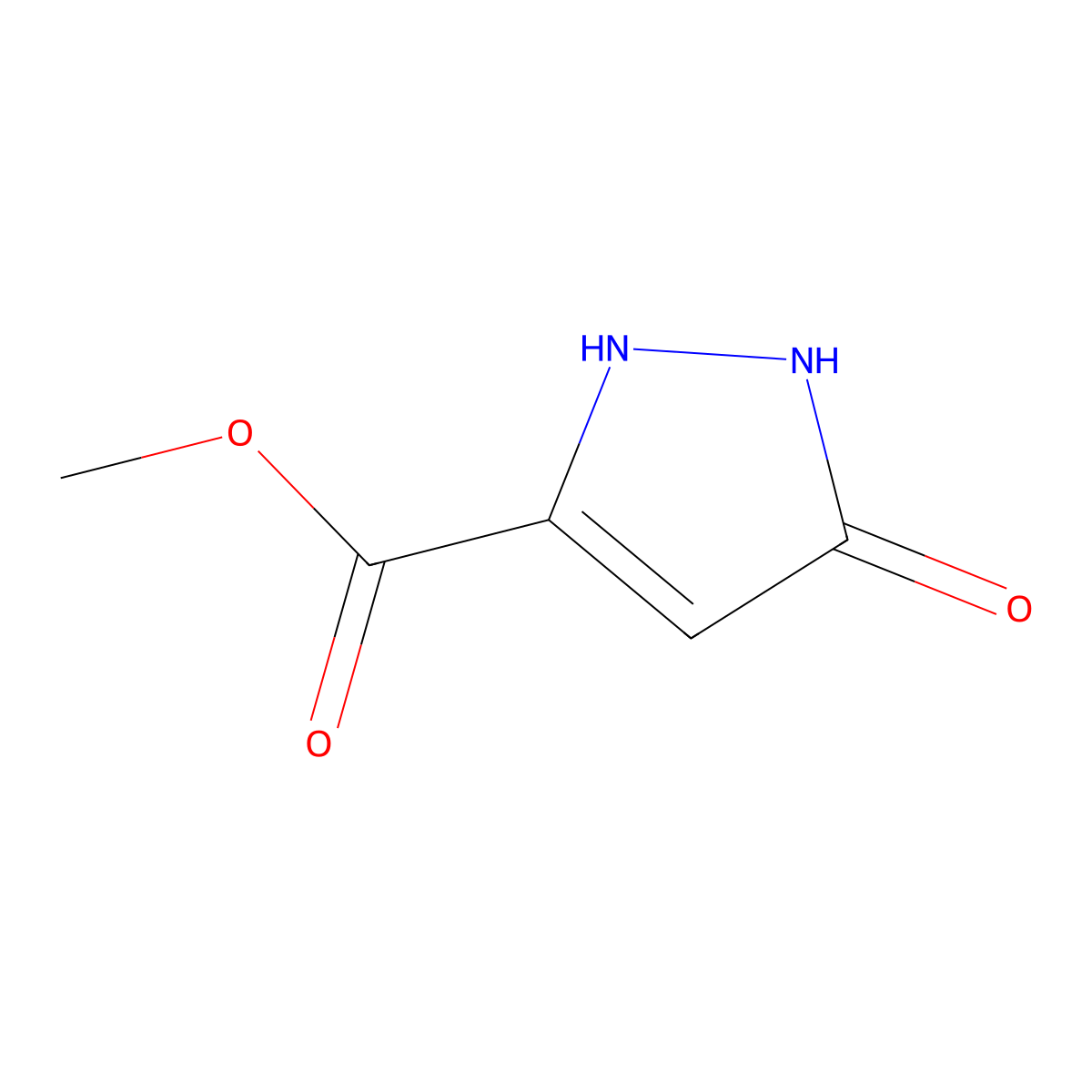 5-Hydroxy-1H-pyrazole-3-carboxylic acid methyl ester molecular structure, CAS 1018446-60-0