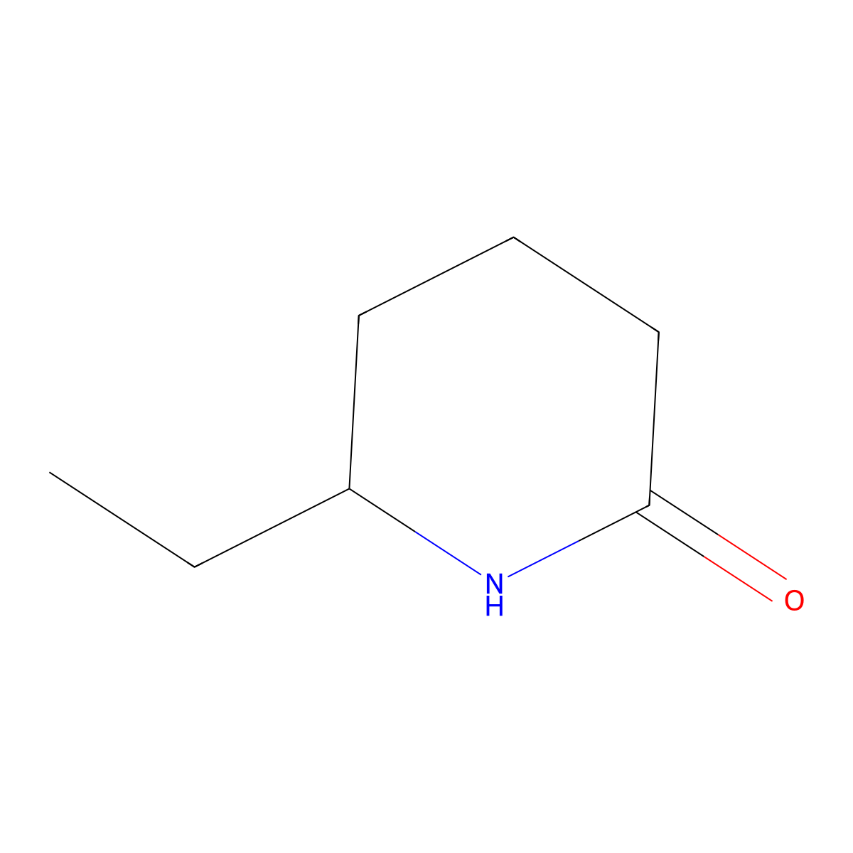 (R)-6-Ethylpiperidin-2-one molecular structure, CAS 1018453-54-7