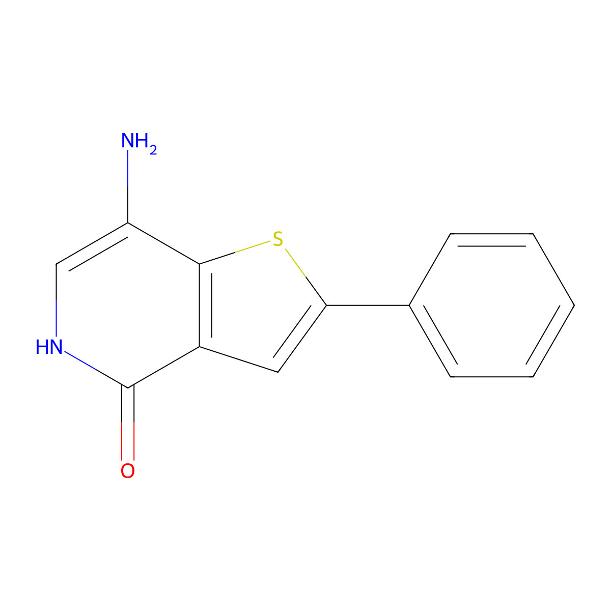 Thienopyridone molecular structure, CAS 1018454-97-1