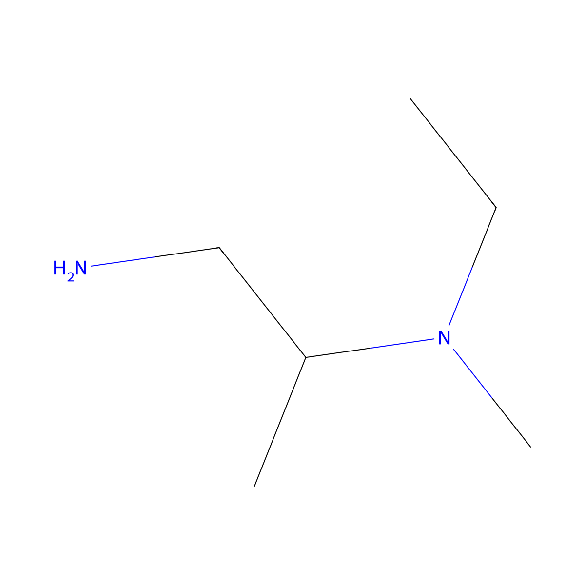 (1-Aminopropan-2-yl)(ethyl)methylamine molecular structure, CAS 1018509-80-2
