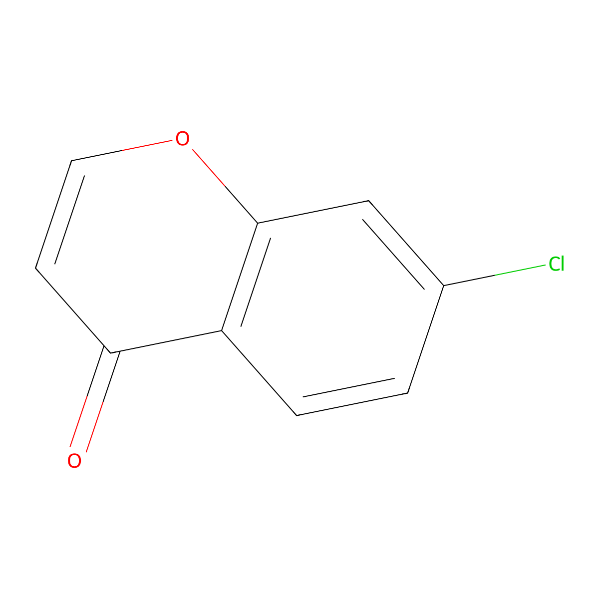 7-Chloro-4h-1-benzopyran-4-one molecular structure, CAS 101860-74-6
