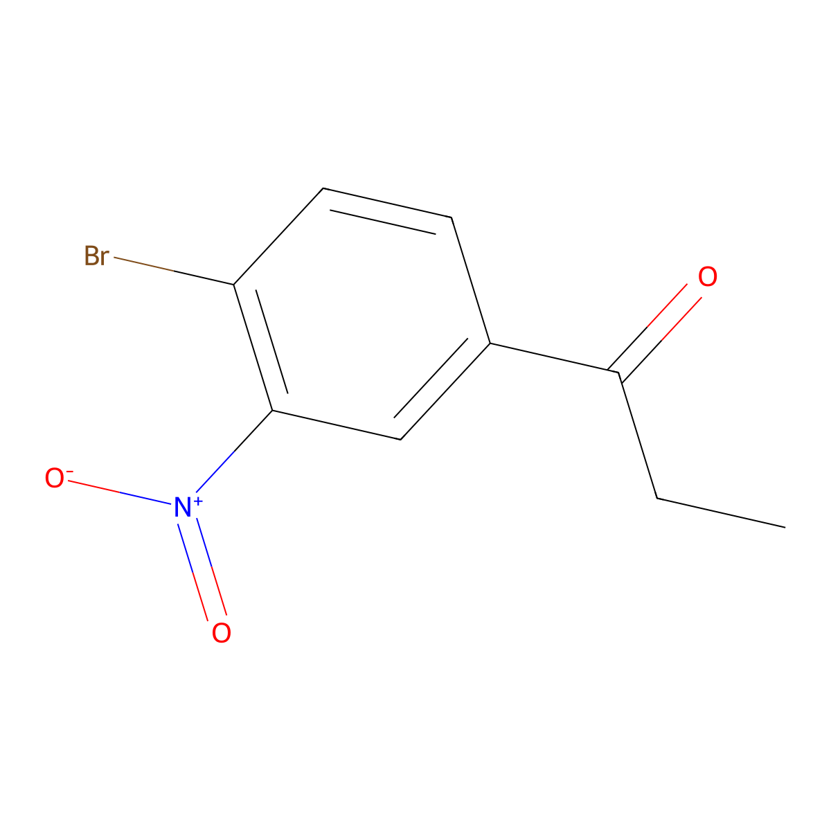 4'-Bromo-3'-nitropropiophenone molecular structure, CAS 101860-83-7
