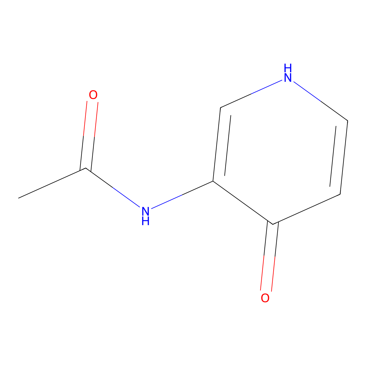 N-(4-Hydroxypyridin-3-yl)acetamide molecular structure, CAS 101860-99-5