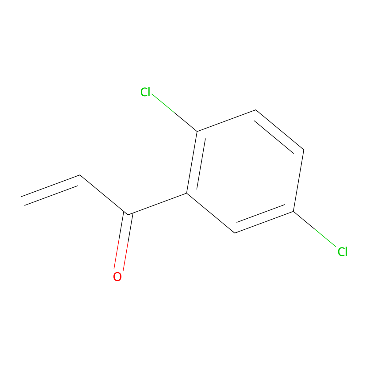 1-(2,5-Dichlorophenyl)prop-2-en-1-one molecular structure, CAS 101869-81-2