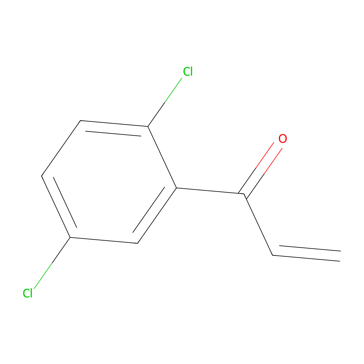 1-(2,5-Dichlorophenyl)prop-2-en-1-one molecular structure, CAS 101869-81-2