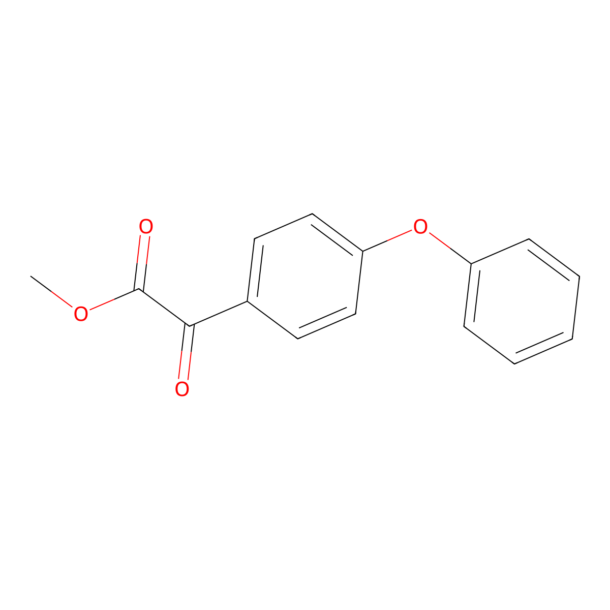 Methyl 4-phenoxybenzoylformate molecular structure, CAS 1018692-90-4