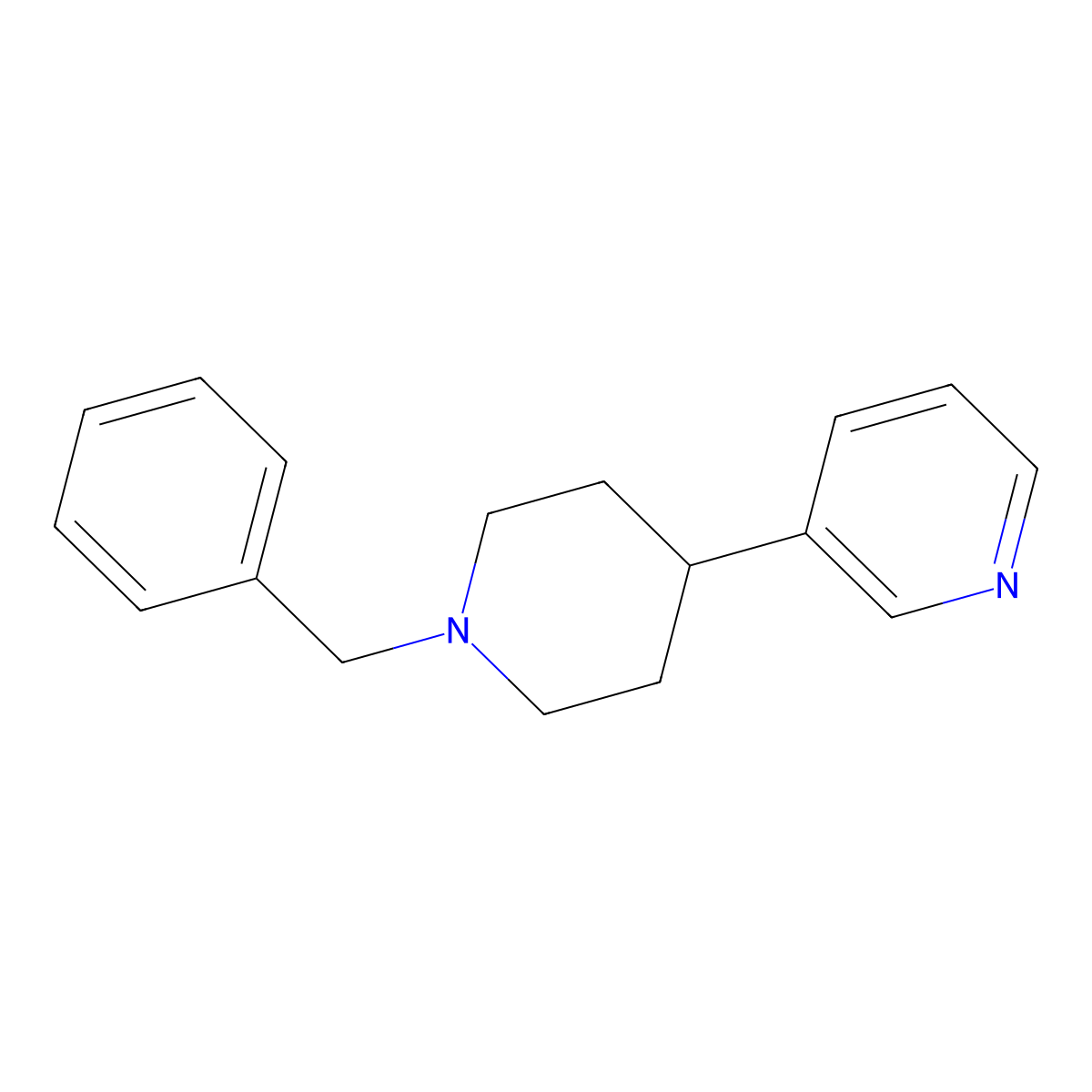 3-(1-Benzylpiperidin-4-yl)pyridine molecular structure, CAS 1018826-73-7