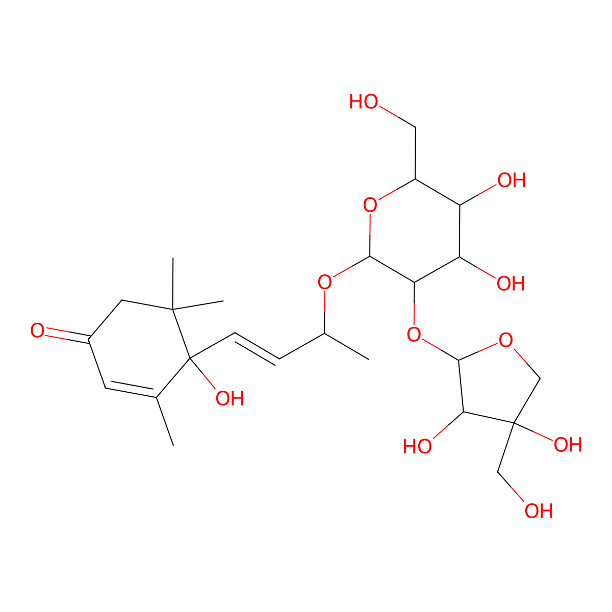 7Z-Trifostigmanoside I molecular structure, CAS 1018898-17-3