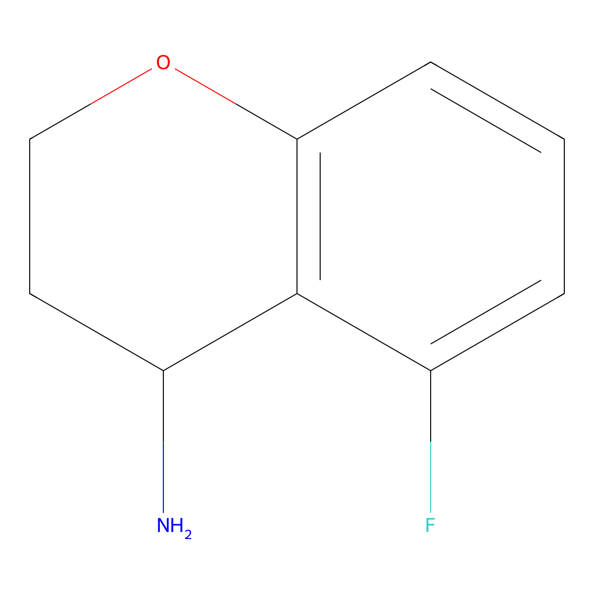 5-Fluorochroman-4-amine molecular structure, CAS 1018978-82-9