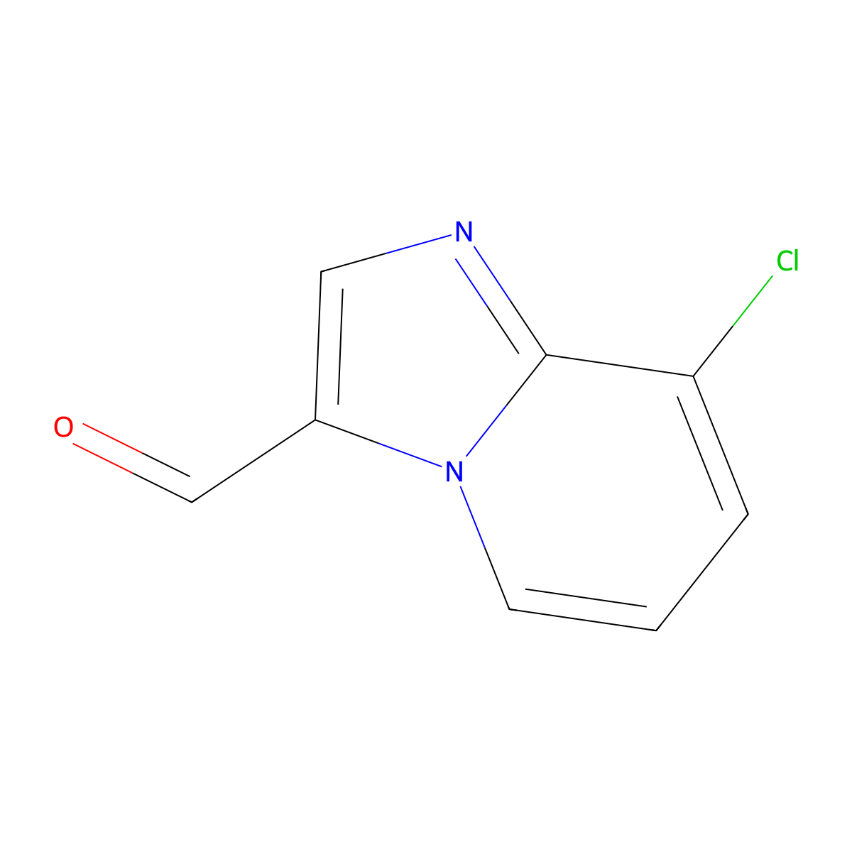 8-Chloroimidazo[1,2-a]pyridine-3-carbaldehyde molecular structure, CAS 1019021-84-1
