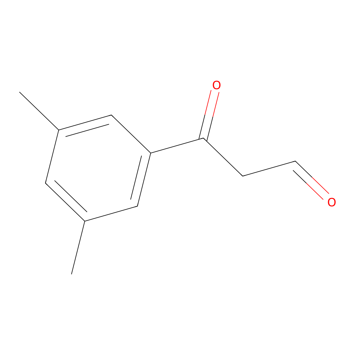 3-(3,5-Dimethylphenyl)-3-oxopropanal molecular structure, CAS 1019024-13-5