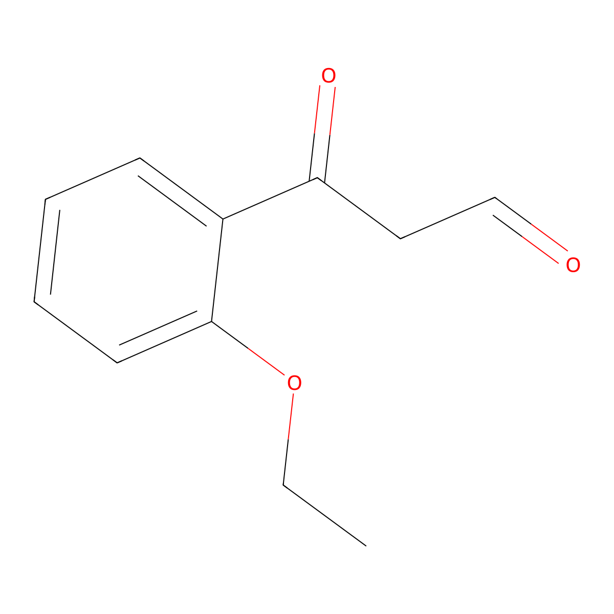 3-(2-Ethoxyphenyl)-3-oxopropanal molecular structure, CAS 1019024-34-0
