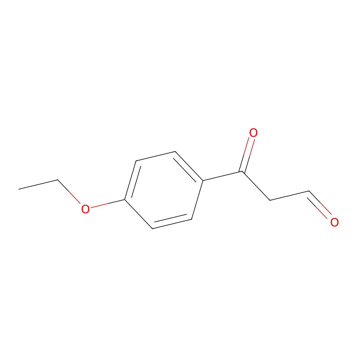 3-(4-Ethoxyphenyl)-3-oxopropanal molecular structure, CAS 1019024-50-0